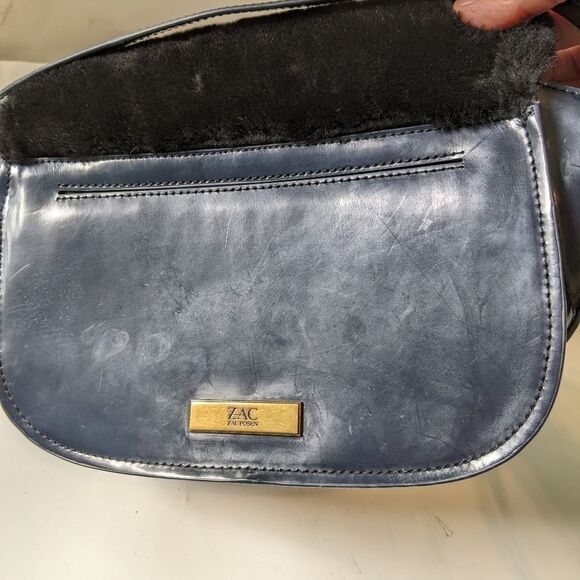 𝅺ZAC Posen Eartha Iconic Fur Crossbody  Bag - Picture 5 of 11